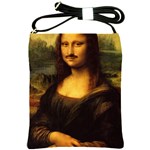 Movember Mona Lisa Shoulder Sling Bag