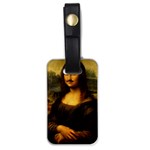 Movember Mona Lisa Luggage Tag (one side)