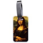 Movember Mona Lisa Luggage Tag (two sides)