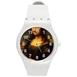 Movember Mona Lisa Round Plastic Sport Watch (M)