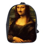 Movember Mona Lisa School Bag (XL)