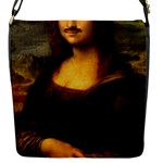 Movember Mona Lisa Flap Closure Messenger Bag (S)