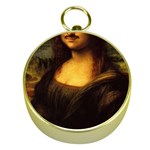 Movember Mona Lisa Gold Compass