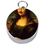 Movember Mona Lisa Silver Compass