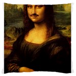 Movember Mona Lisa Standard Flano Cushion Case (One Side)