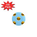 Movember emoji 1  Mini Magnet (100 pack) 