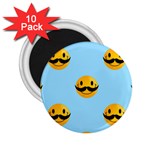 Movember emoji 2.25  Magnet (10 pack)