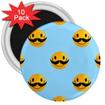 Movember emoji 3  Magnet (10 pack)