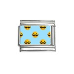 Movember emoji Italian Charm (9mm)