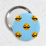 Movember emoji 2.25  Handbag Mirror