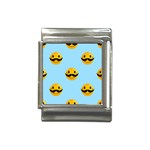 Movember emoji Italian Charm (13mm)