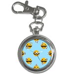 Movember emoji Key Chain Watch