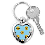 Movember emoji Key Chain (Heart)