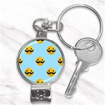 Movember emoji Nail Clippers Key Chain