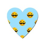 Movember emoji Magnet (Heart)