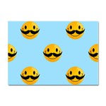 Movember emoji Sticker A4 (10 pack)