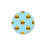 Movember emoji Golf Ball Marker