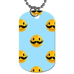 Movember emoji Dog Tag (Two Sides)