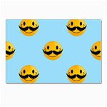 Movember emoji Postcards 5  x 7  (Pkg of 10)