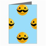 Movember emoji Greeting Cards (Pkg of 8)