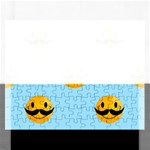 Movember emoji Jigsaw Puzzle (Rectangular)