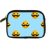 Movember emoji Digital Camera Leather Case