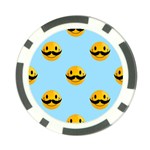 Movember emoji Poker Chip Card Guard (10 pack)