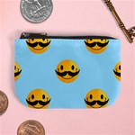 Movember emoji Mini Coin Purse