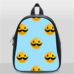 Movember emoji School Bag (Small)