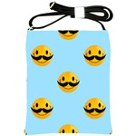 Movember emoji Shoulder Sling Bag