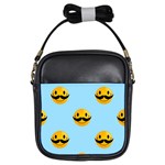 Movember emoji Girls Sling Bag