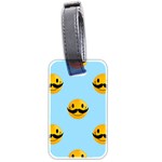 Movember emoji Luggage Tag (two sides)