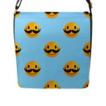 Movember emoji Flap Closure Messenger Bag (L)