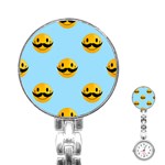 Movember emoji Stainless Steel Nurses Watch