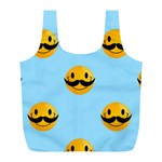 Movember emoji Full Print Recycle Bag (L)