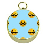 Movember emoji Gold Compass