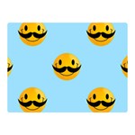 Movember emoji Double Sided Flano Blanket (Mini)