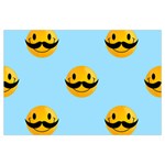 Movember emoji Samsung Galaxy Note 4 Case (Black)