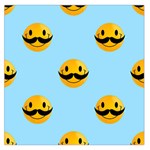 Movember emoji Large Satin Scarf (Square)