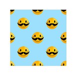 Movember emoji Small Satin Scarf (Square)