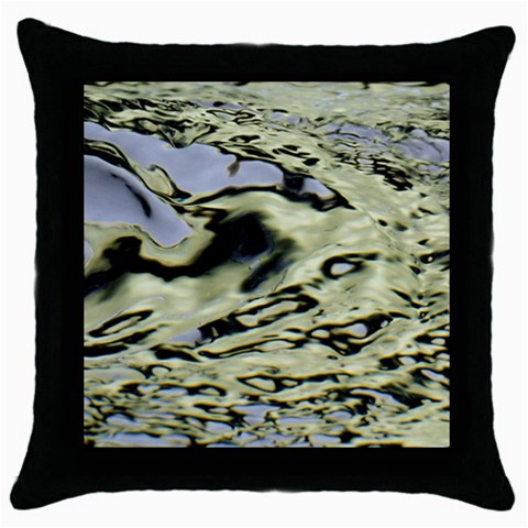 SD166 Throw Pillow Case (Black) from ArtsNow.com Front