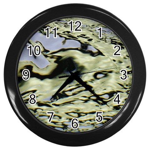 SD166 Wall Clock (Black) from ArtsNow.com Front