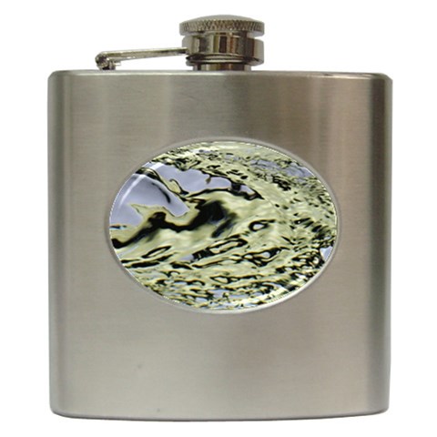 SD166 Hip Flask (6 oz) from ArtsNow.com Front