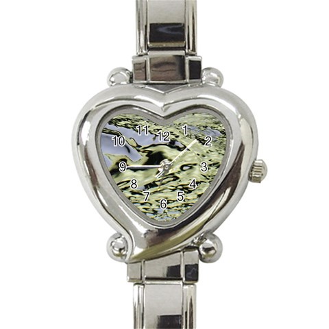 SD166 Heart Italian Charm Watch from ArtsNow.com Front