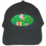 Emoji Christmas Black Cap