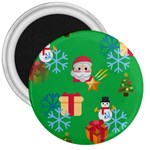 Emoji Christmas 3  Magnet