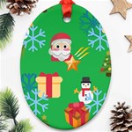 Emoji Christmas Ornament (Oval)