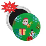 Emoji Christmas 2.25  Magnet (10 pack)