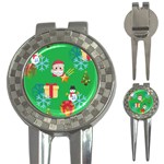 Emoji Christmas 3-in-1 Golf Divot