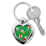 Emoji Christmas Key Chain (Heart)